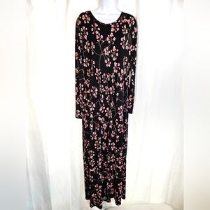 2/$20 Bishuige 3XL Floral Maxi Dress